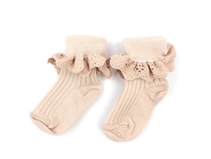 MP socks wool rose dust blonde